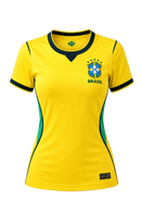 Camisa Feminina Brasil 2026 – Modelo Torcedora Premium Confortável e Respirável